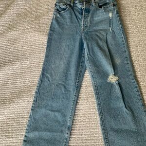 Levi’s ribcage straight ankle Jeans